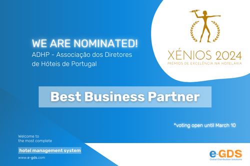 Xénios 2024 Awards - e-GDS nominated for Best Business Partner