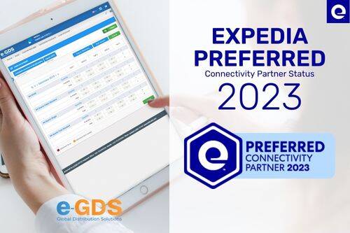 A e-GDS foi distinguida novamente como Preferred Partner Expedia 2023