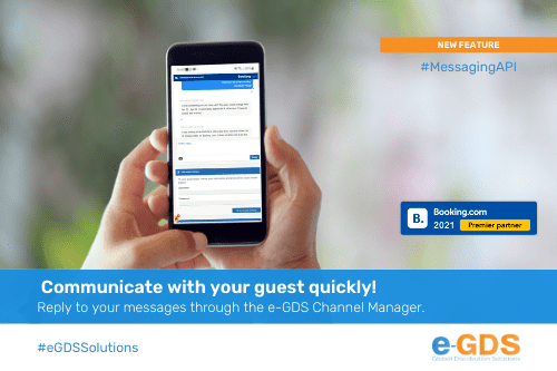 Nova funcionalidade: Responda às mensagens dos seus hóspedes através do e-GDS Channel Manager